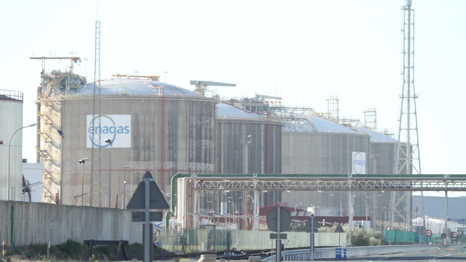 Instalaciones de Enagás en Huelva.