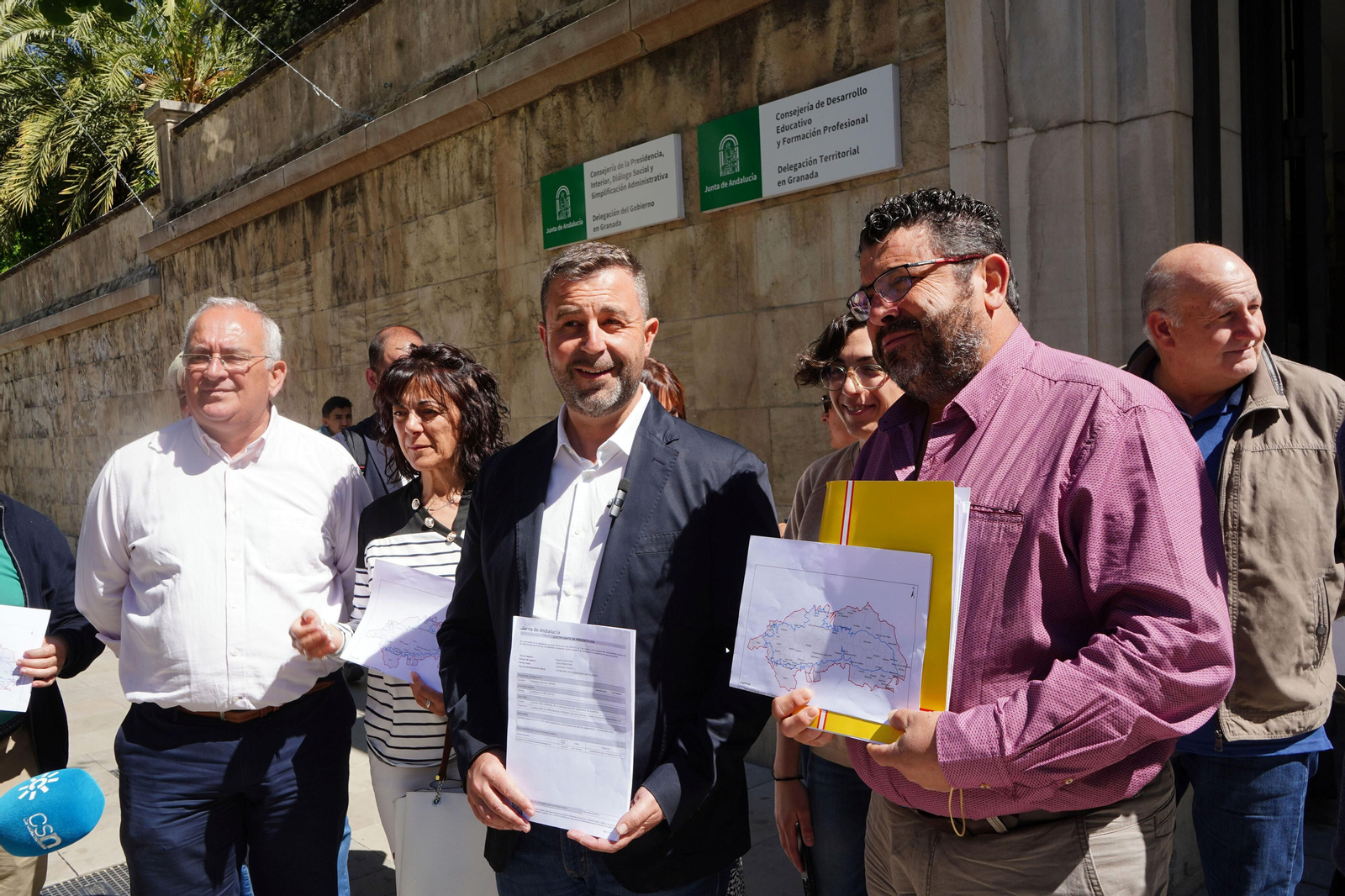 Protesta de alcaldes  Granada y Almeria