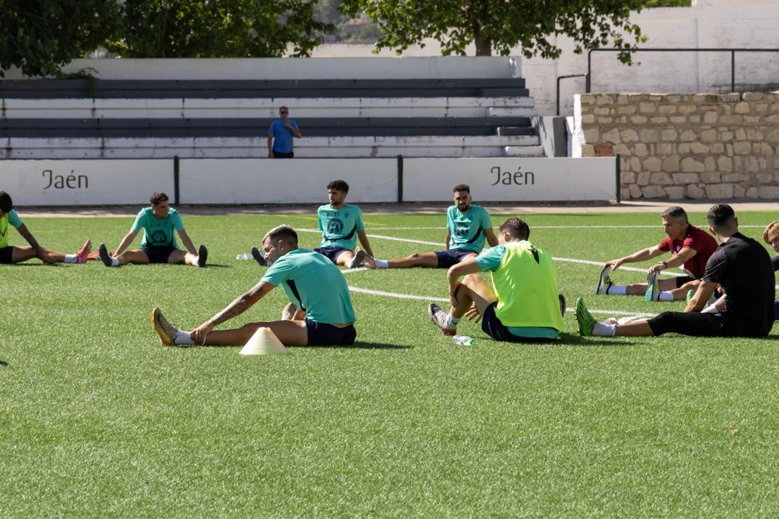 El primer entrenamiento del Real Jaén de la temporada 2025-26