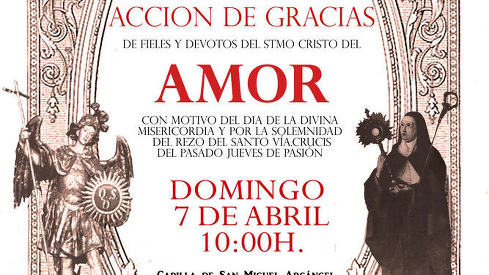 El Grupo de Fieles se reúne este domingo en una misa de Acción de Gracias.