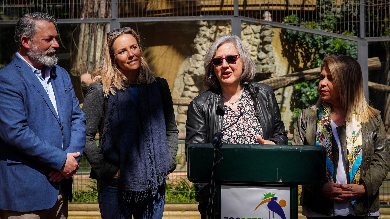 Inaugurada la plaza y el monumento en recuerdo de Félix Rodríguez de la Fuente en el Zoo de Jerez