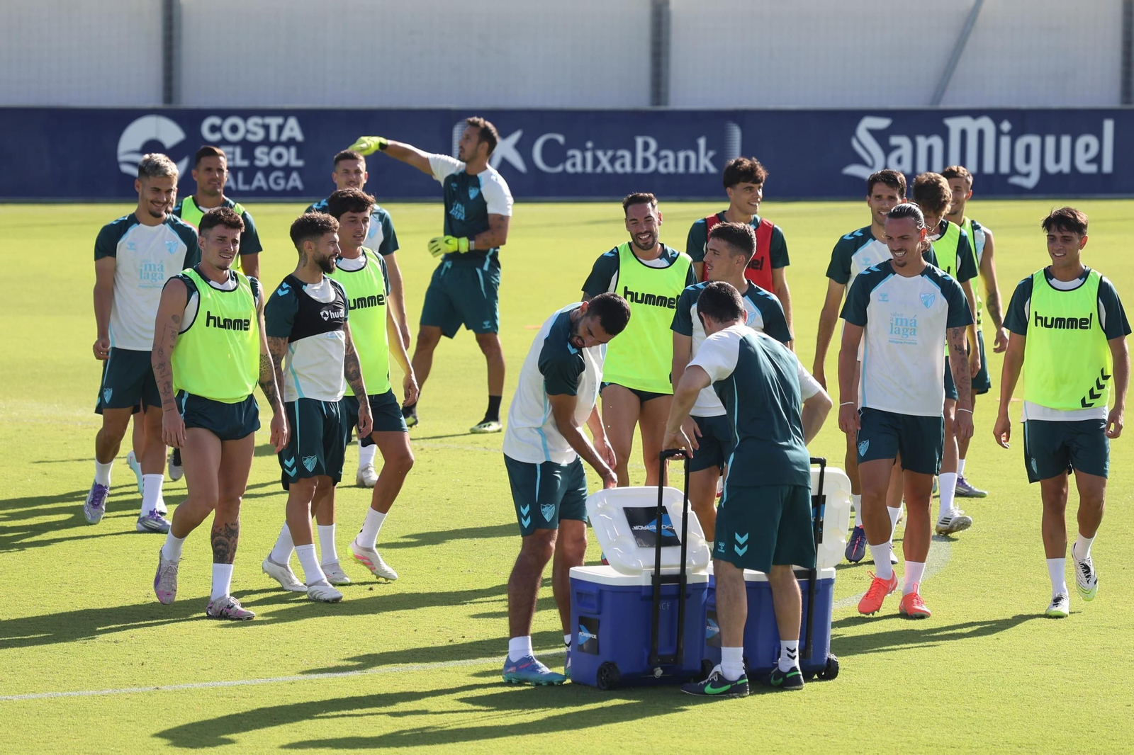 El Málaga CF se muda a la Ciudad Deportiva sin Eneko Jauregi