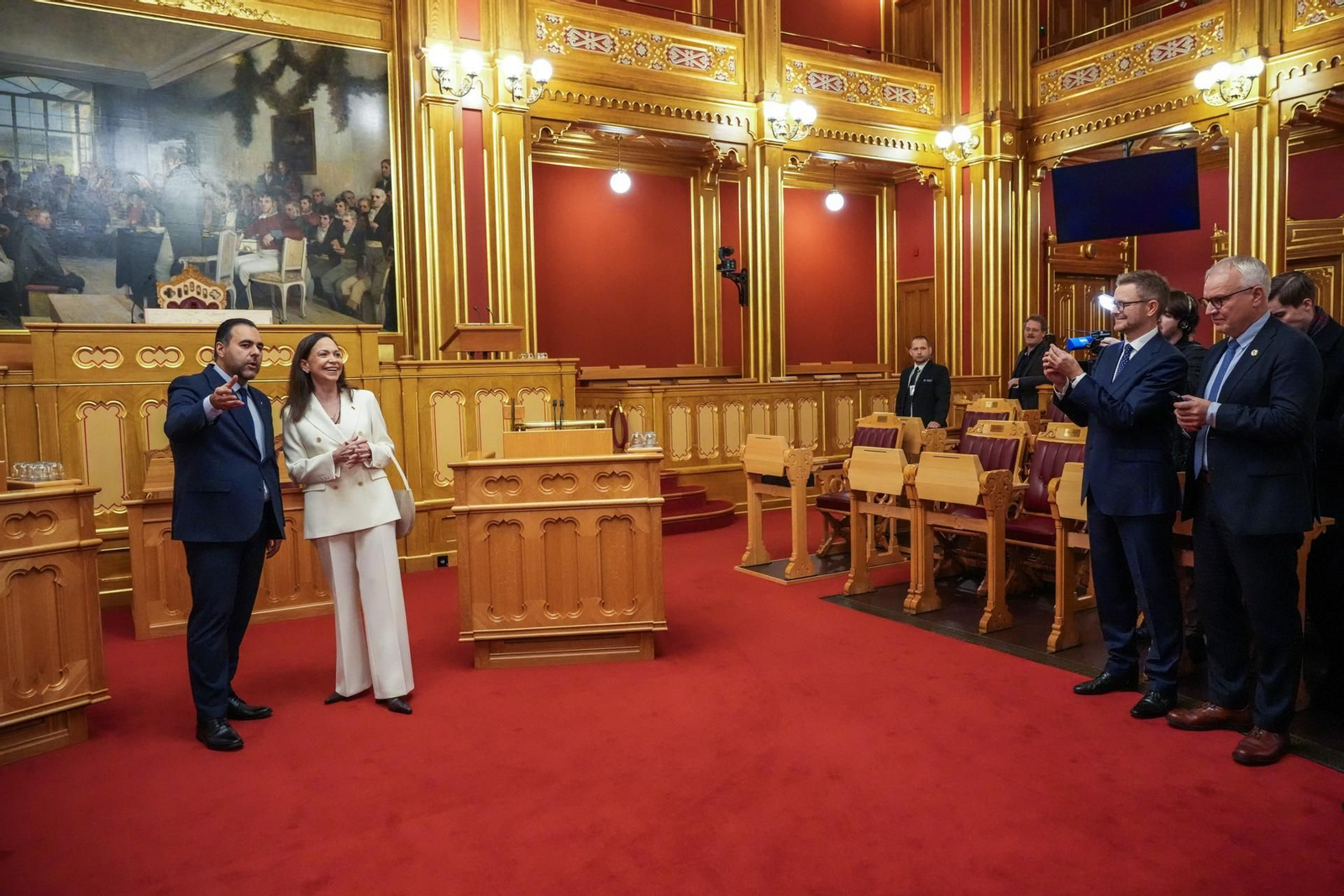 Las fotos de la Premio Nobel de la Paz María Corina Machado en Oslo