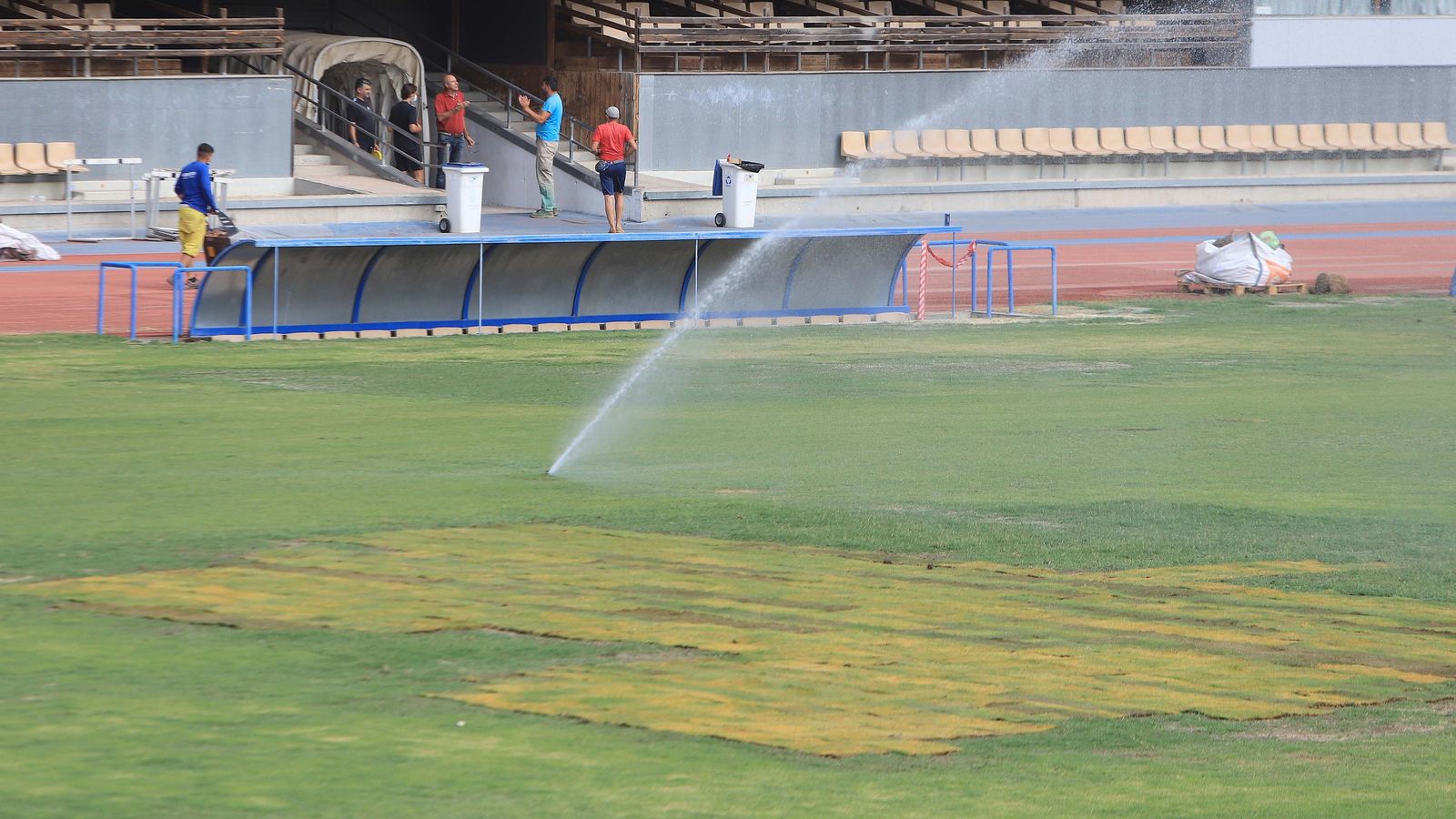 Un plano más cercano de los tepes.
