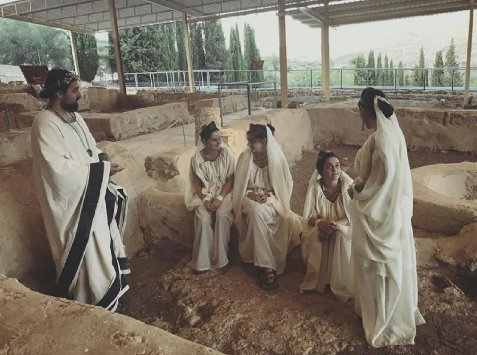 Recreación histórica en la villa de El Ruedo.