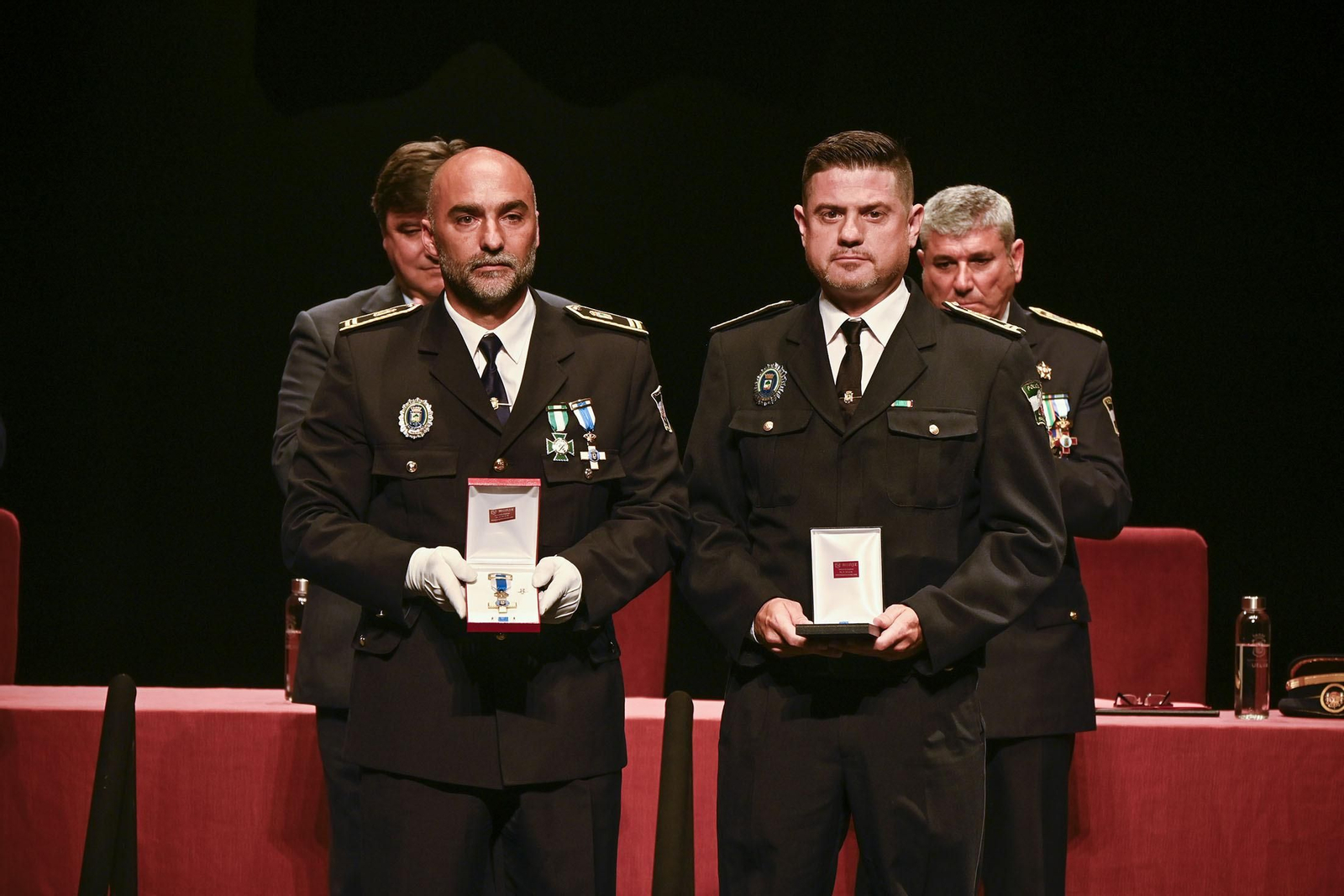 Imágenes del acto del Día de la Policía Local de Huelva