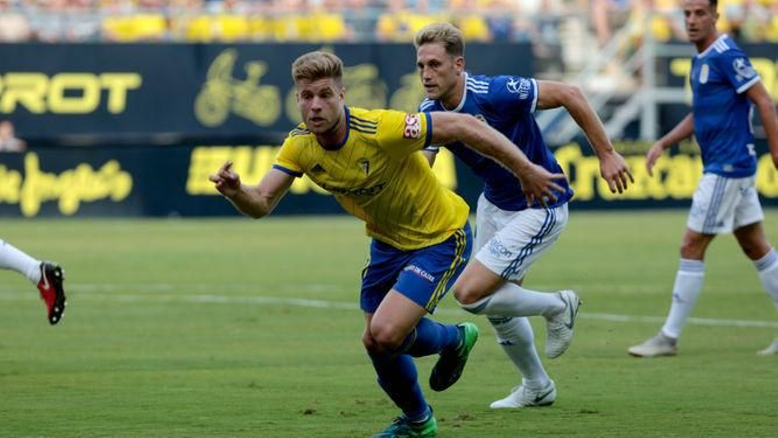 Mario Barco, durante un partido de la pasada campaña.