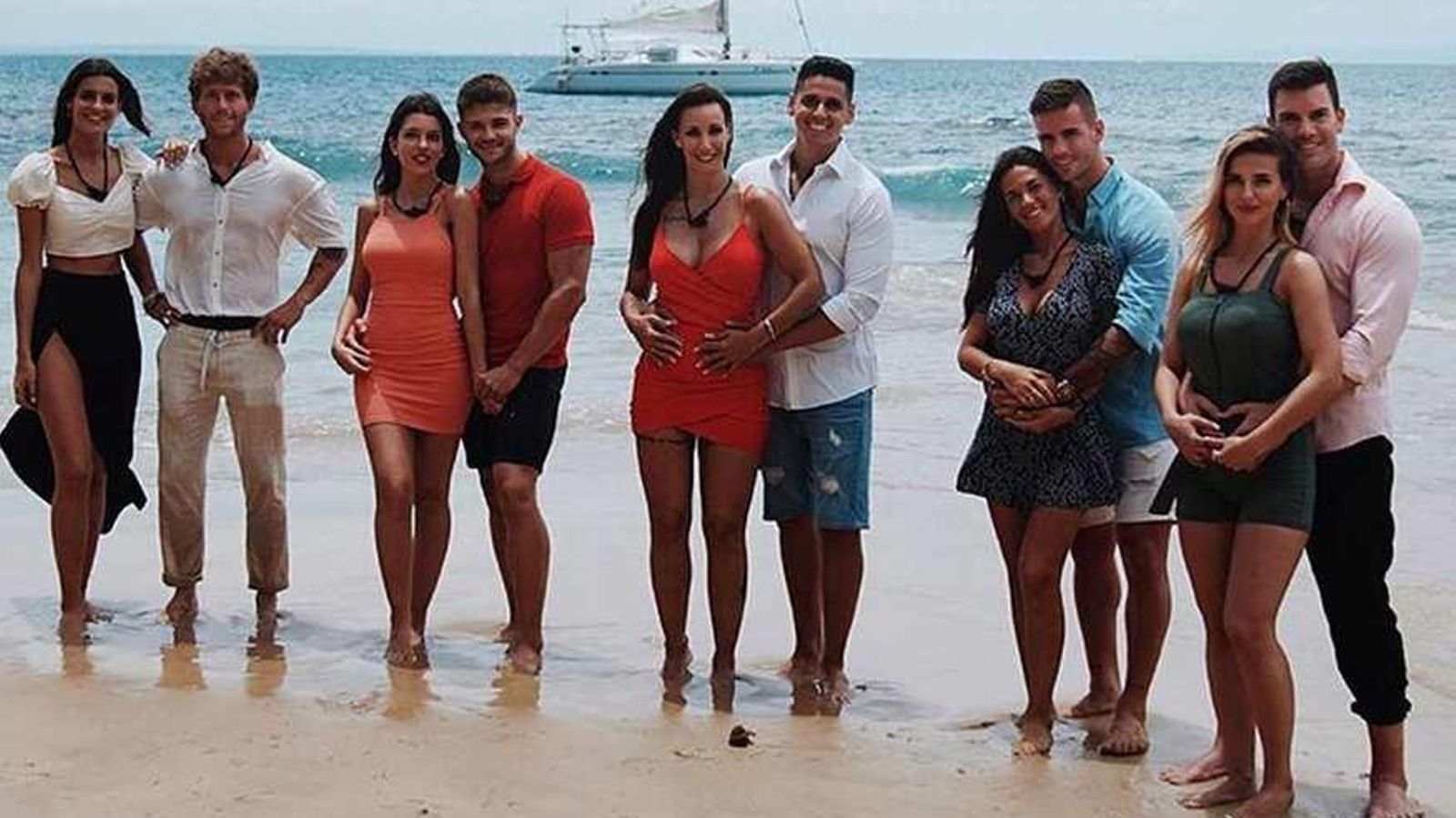 Concursantes de la primera edición de 'La isla de las tentaciones'.