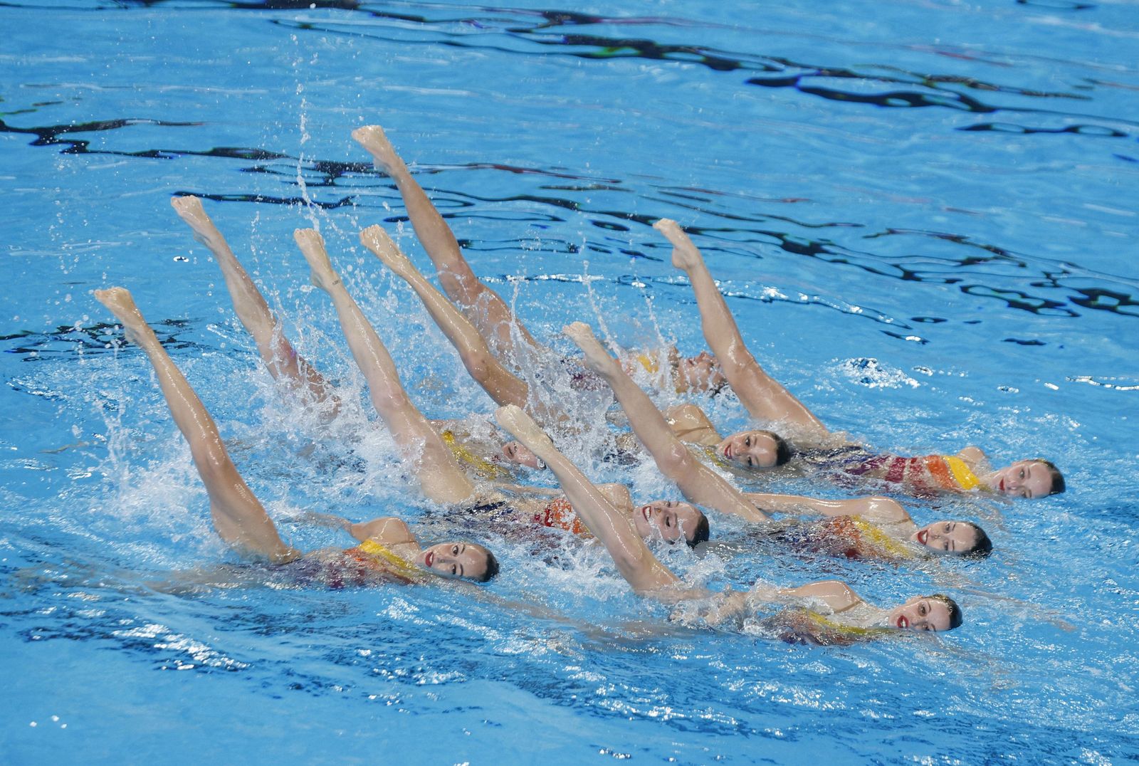 Las fotos de la medalla de plata de Alisa Ozhogina y Marina García con España
