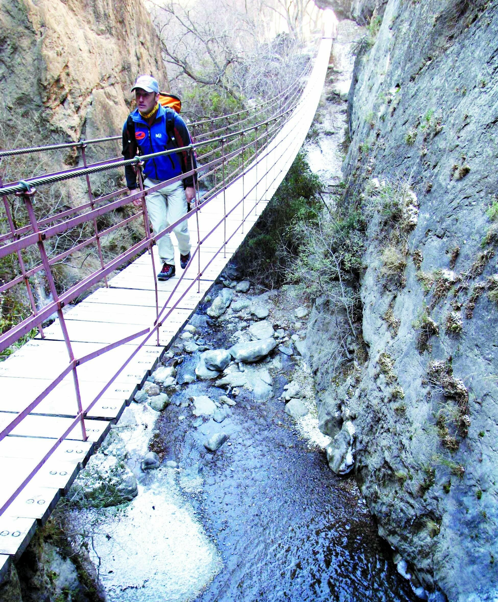 El paraje de Los Cahorros de Monachil es muy frecuentado los fines de semana.