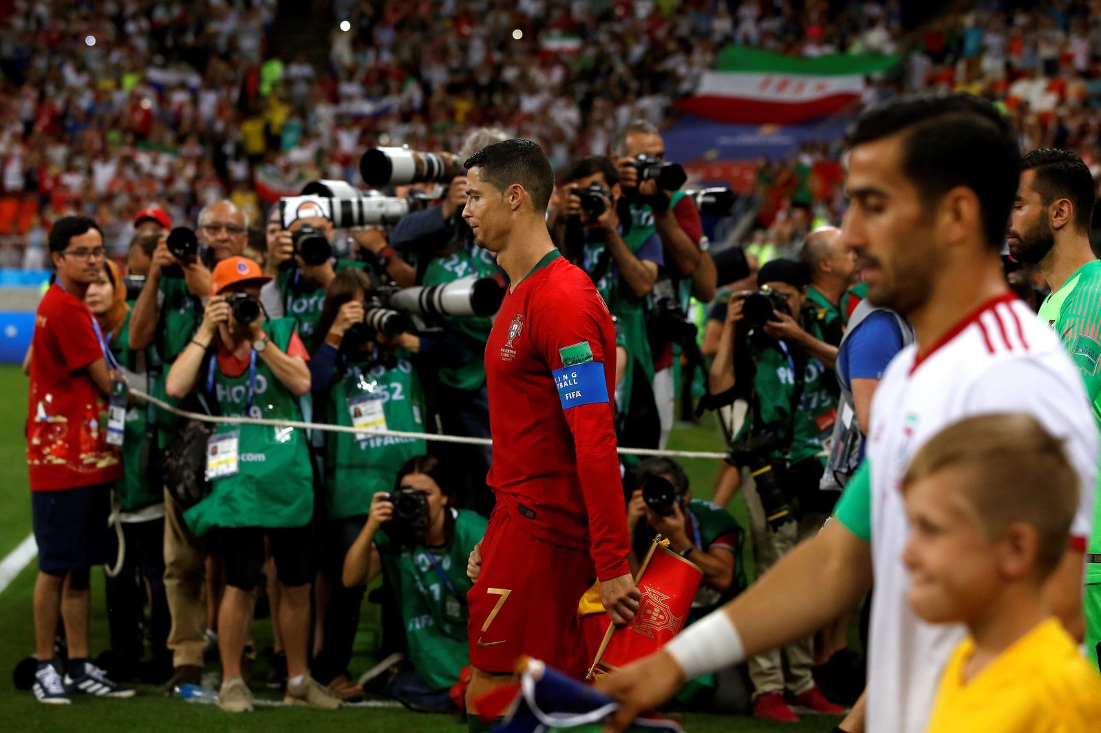 Las imágenes del Irán-Portugal