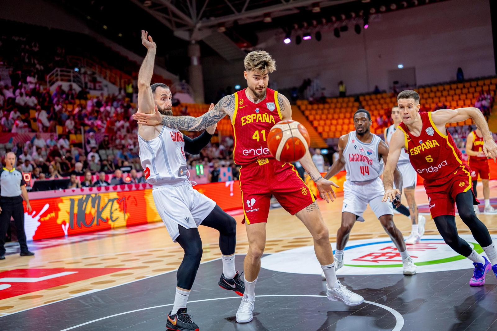 Las fotos del Georgia - España de baloncesto