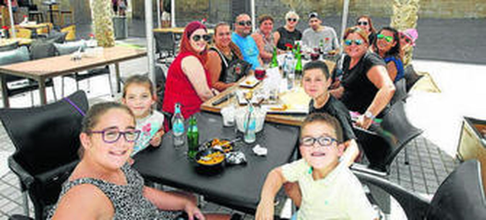 La familia Los Rulos del barrio de Los Molinos.