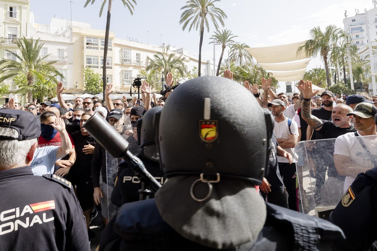 Imágenes del segundo día de huelga de los trabajadores del sector del metal en Cádiz
