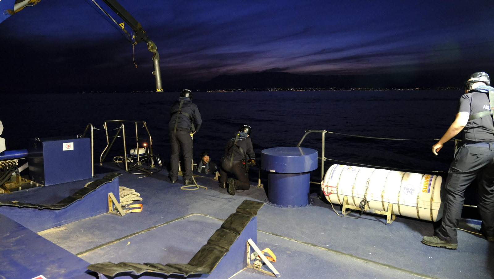 Imágenes de la vigilancia de la Agencia Tributaria en el mar
