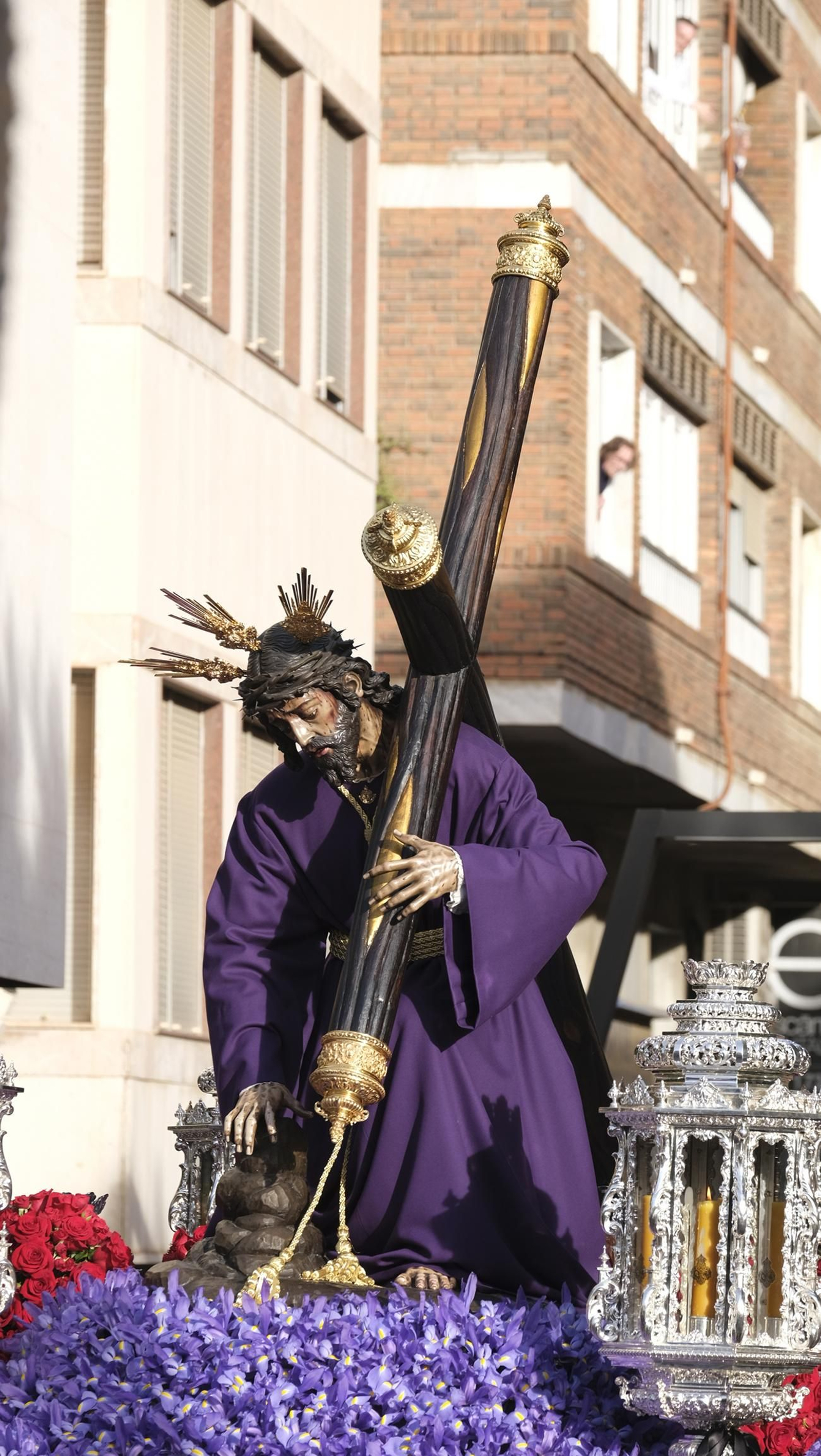 La procesión de Pasión en Almería, en imágenes
