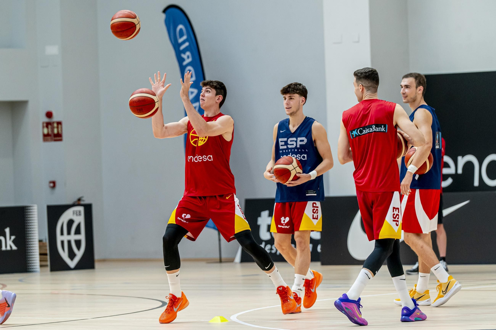 España acaba su trabajo en Madrid antes de venir a Málaga