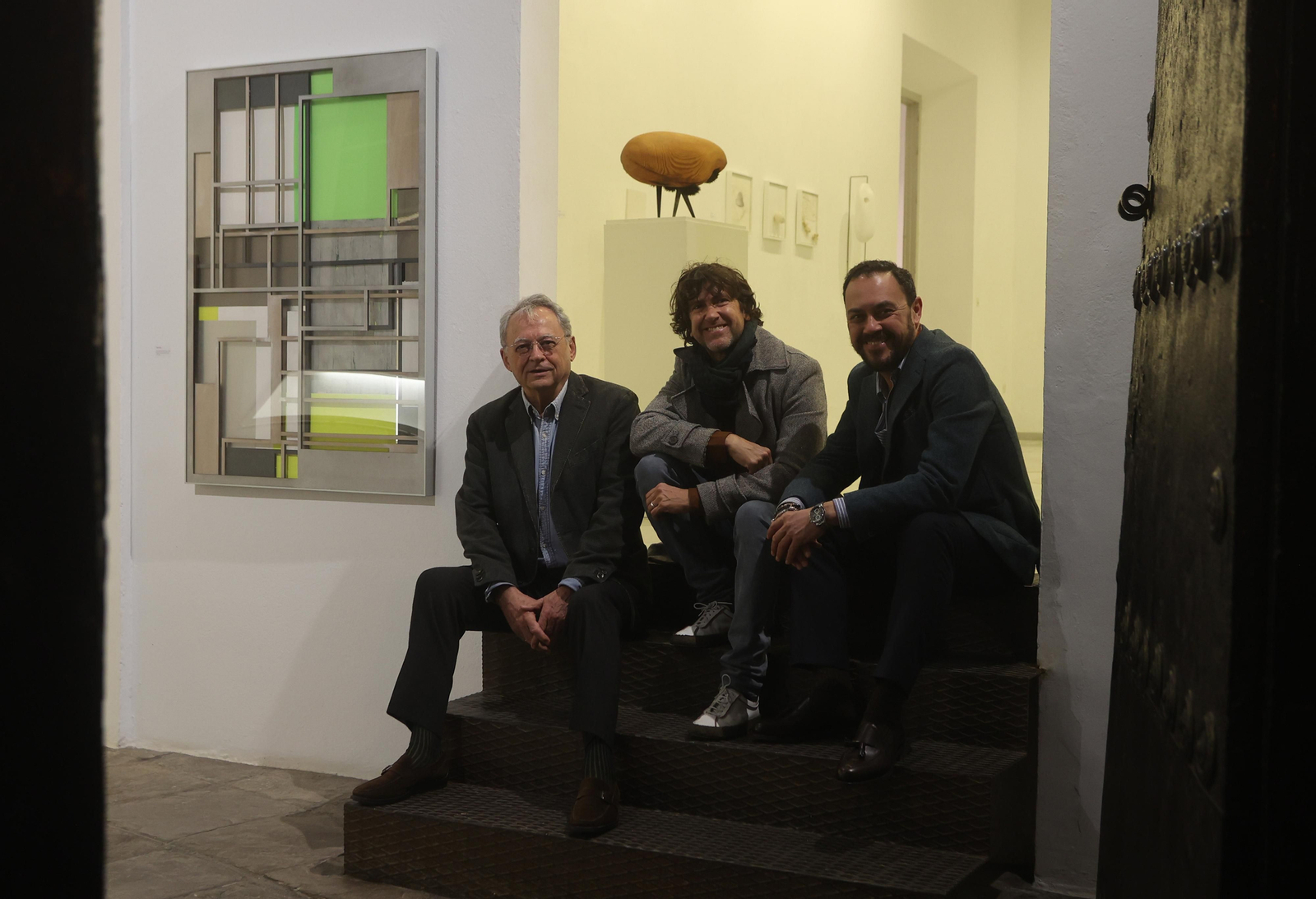 Exposición Geometrías Implícitas.  Nacho Carbó,  Fernando Clemente y Juan Suárez