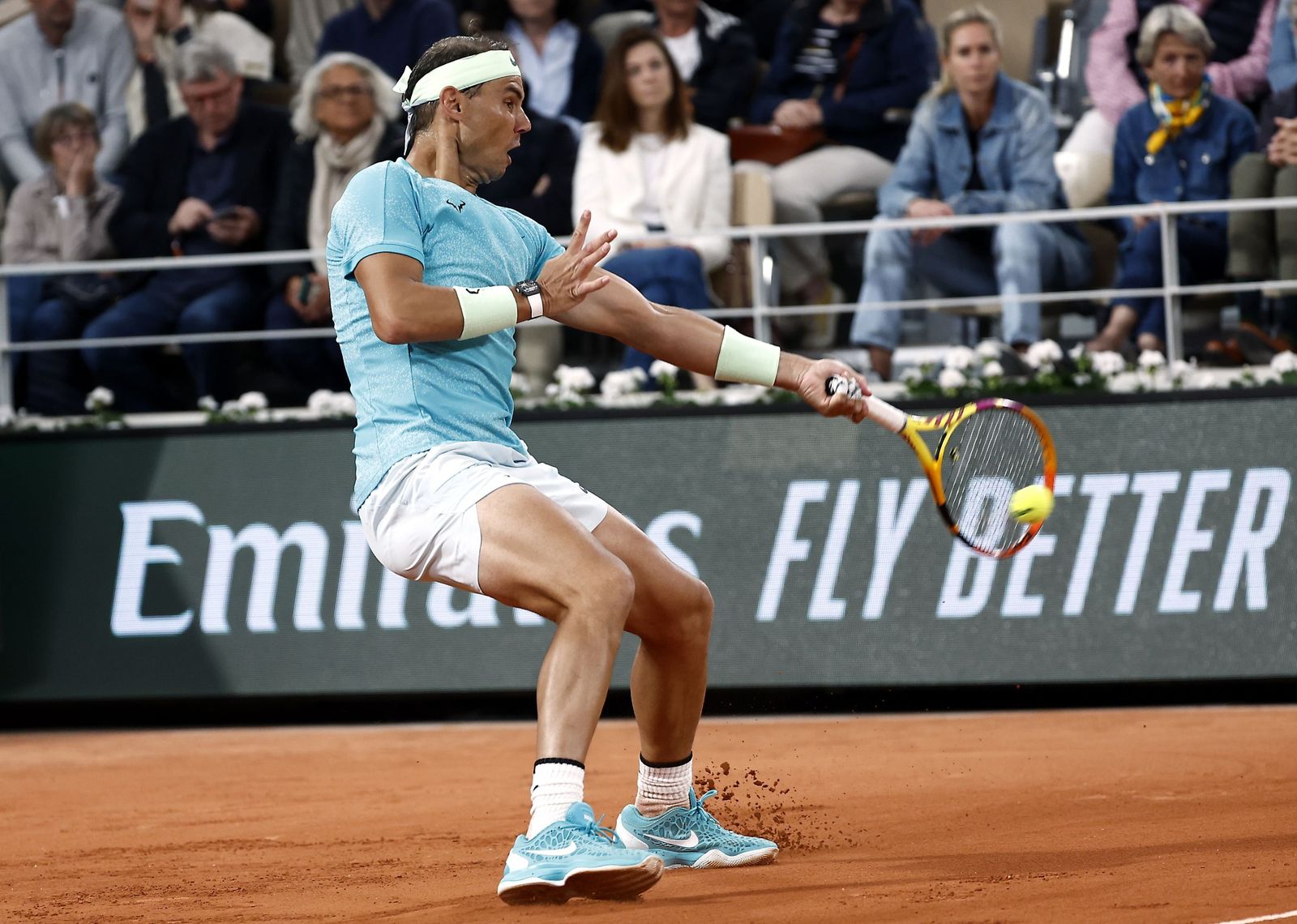 Las fotos del adiós de Nadal en Roland Garros