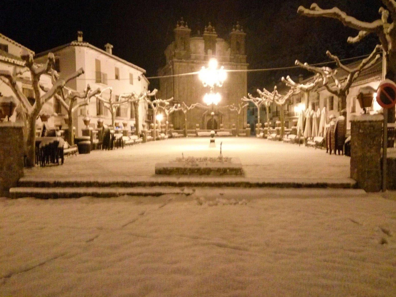 Imágenes de la nevada en la Sierra de Cádiz