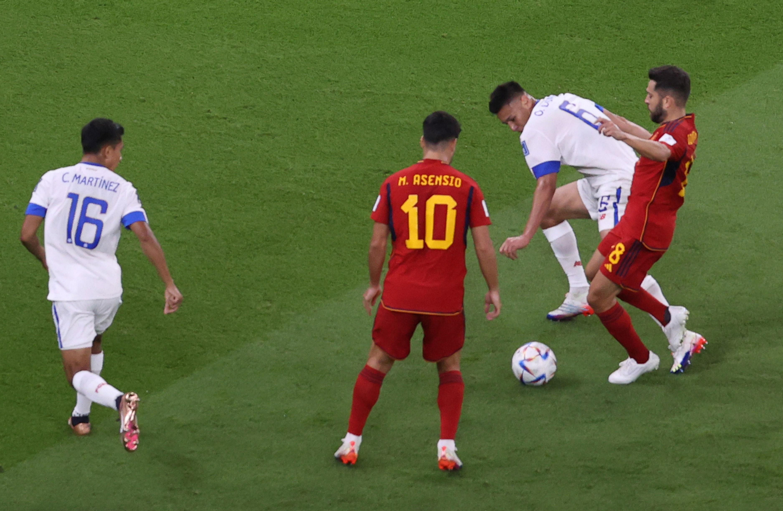 Las imágenes del España - Costa Rica en el Mundial de Qatar