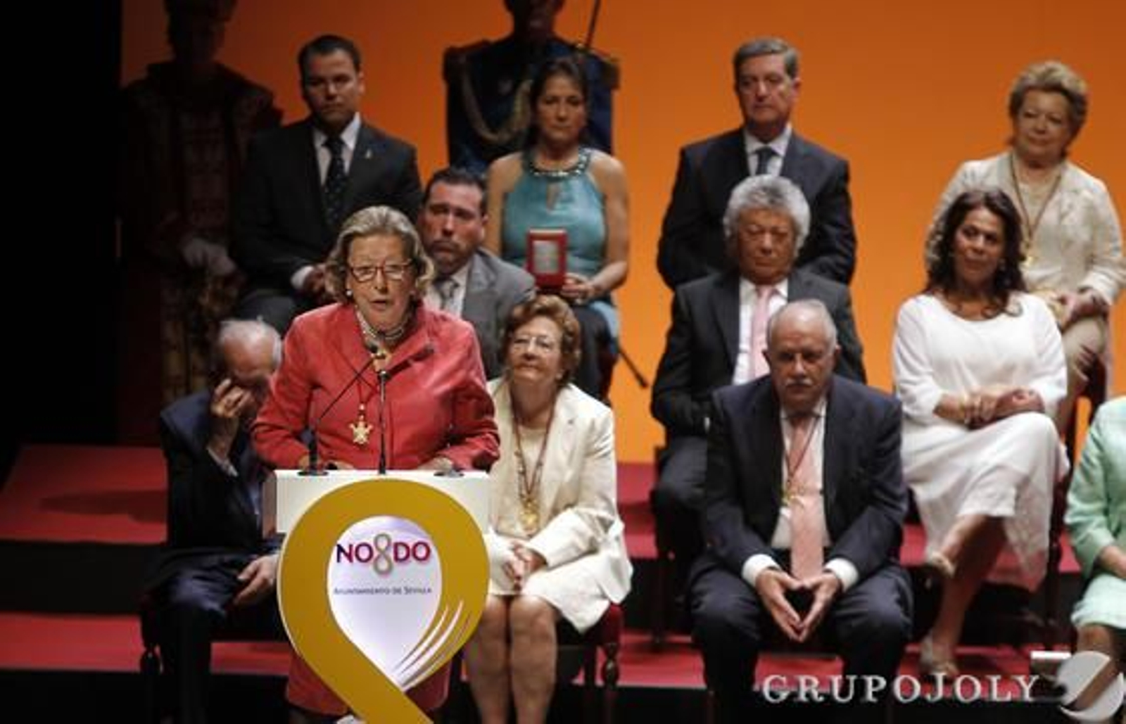 Enriqueta Vila, durante su discurso.

Foto: Juan Carlos Muñoz