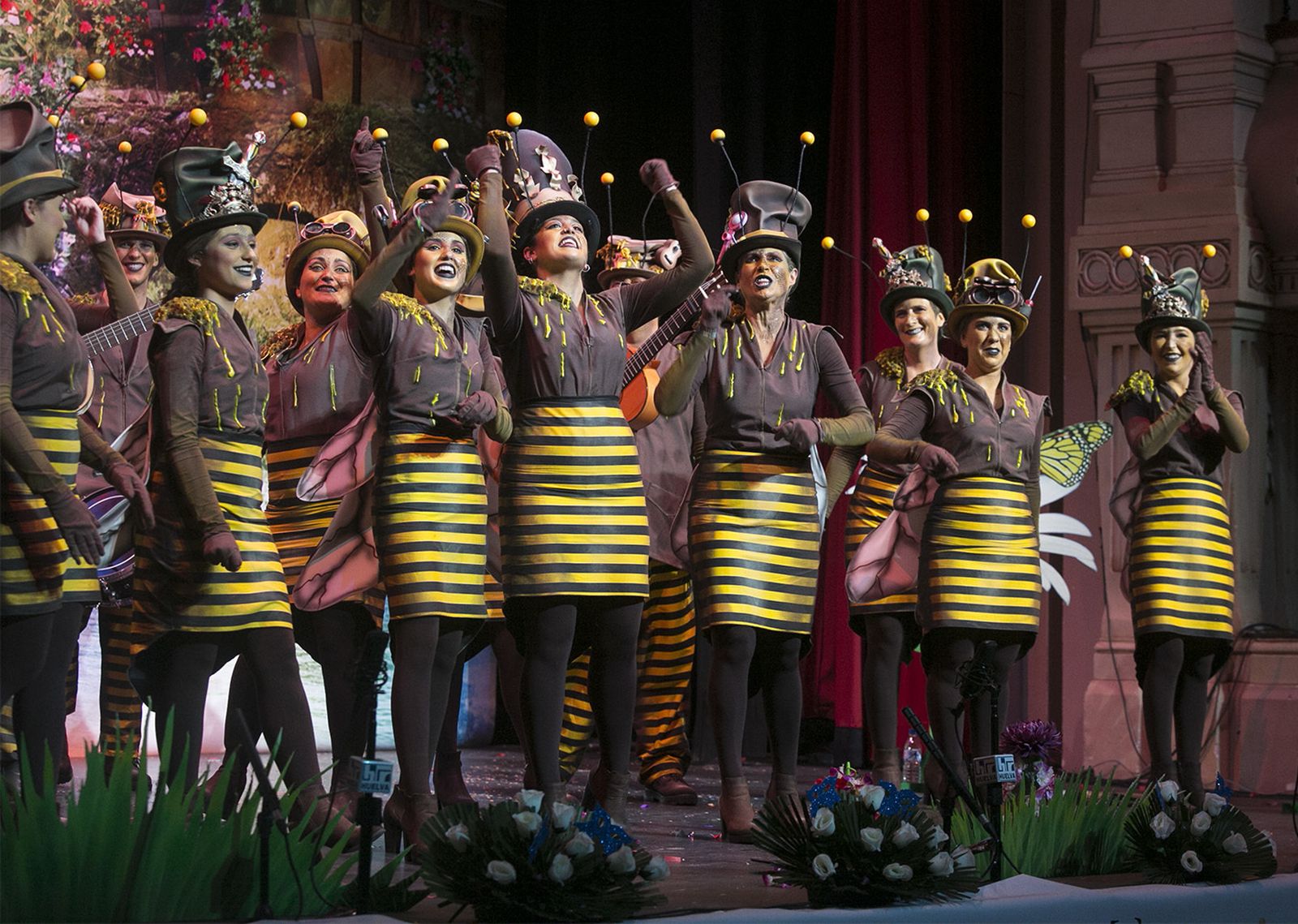 Las imágenes de la octava preliminar del Carnaval Colombino