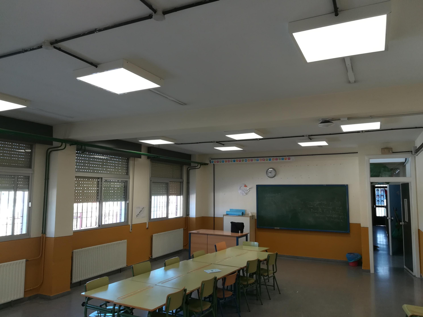 Una de las aulas del colegio Juan Alfonso de Baena.