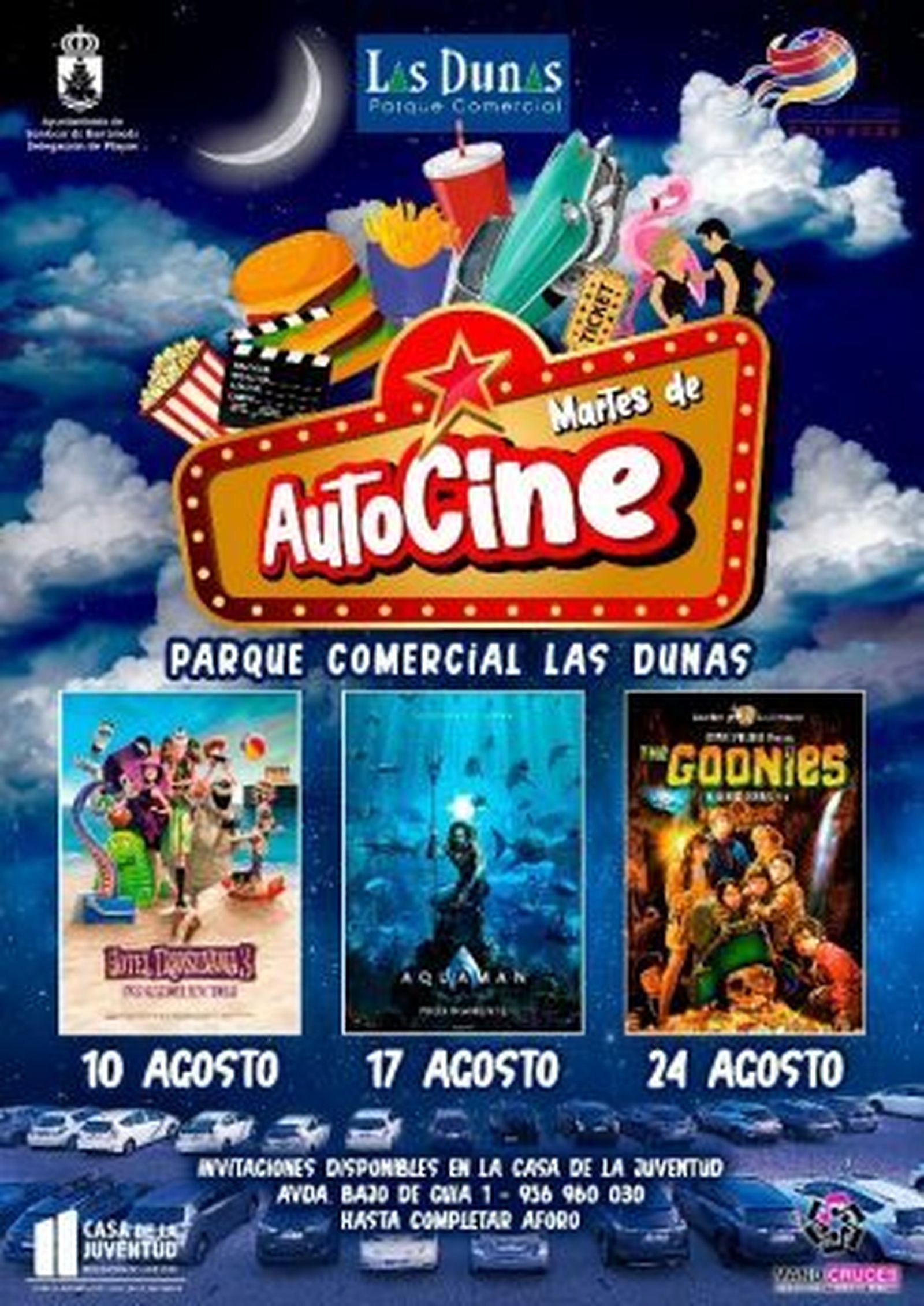Autocine en Las Dunas.