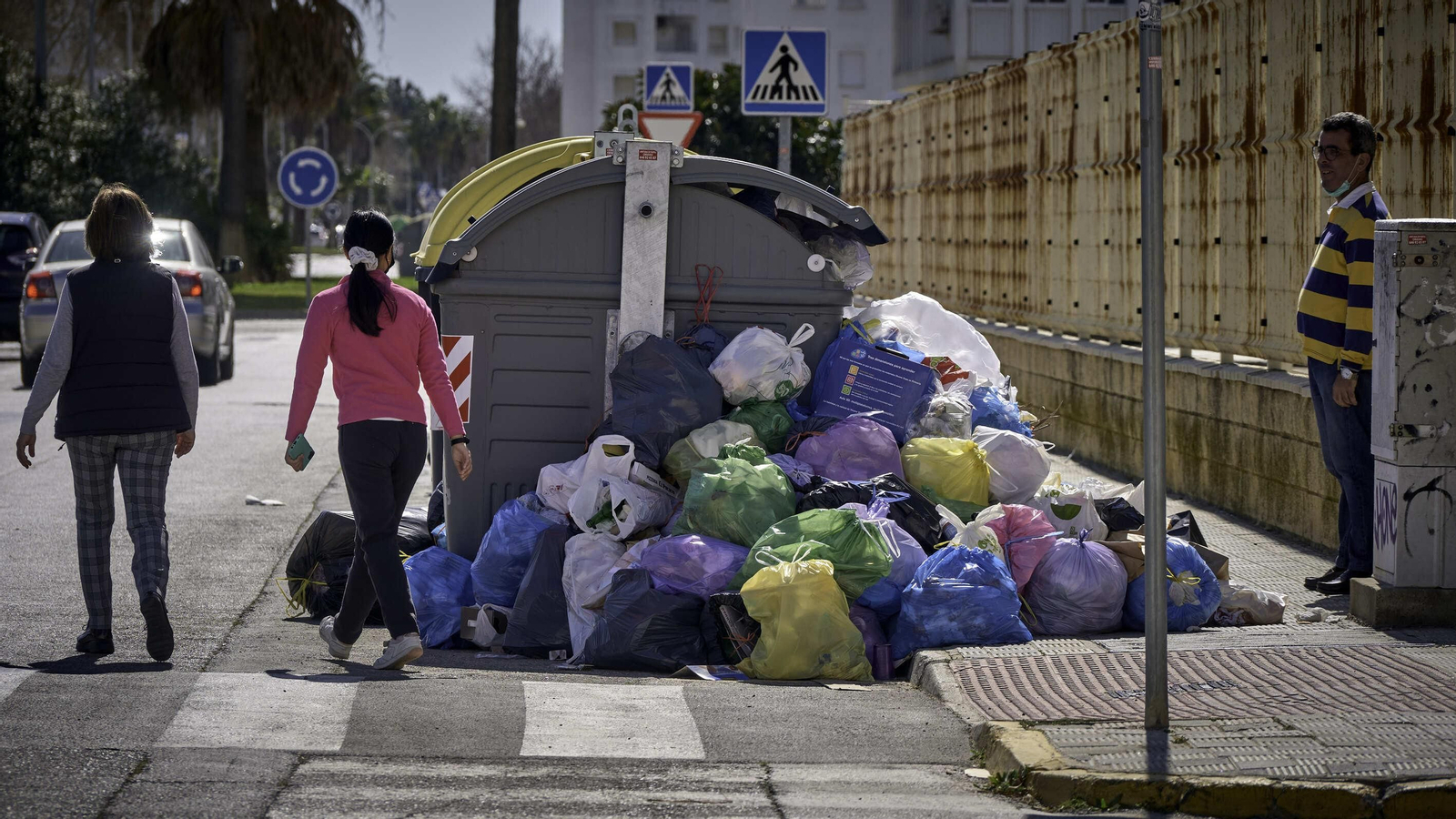 Huelga de basuras en El Puerto.