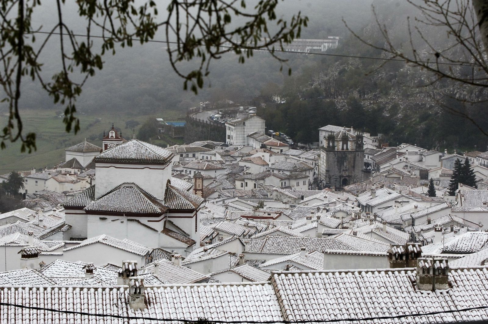 Grazalema nevado.
