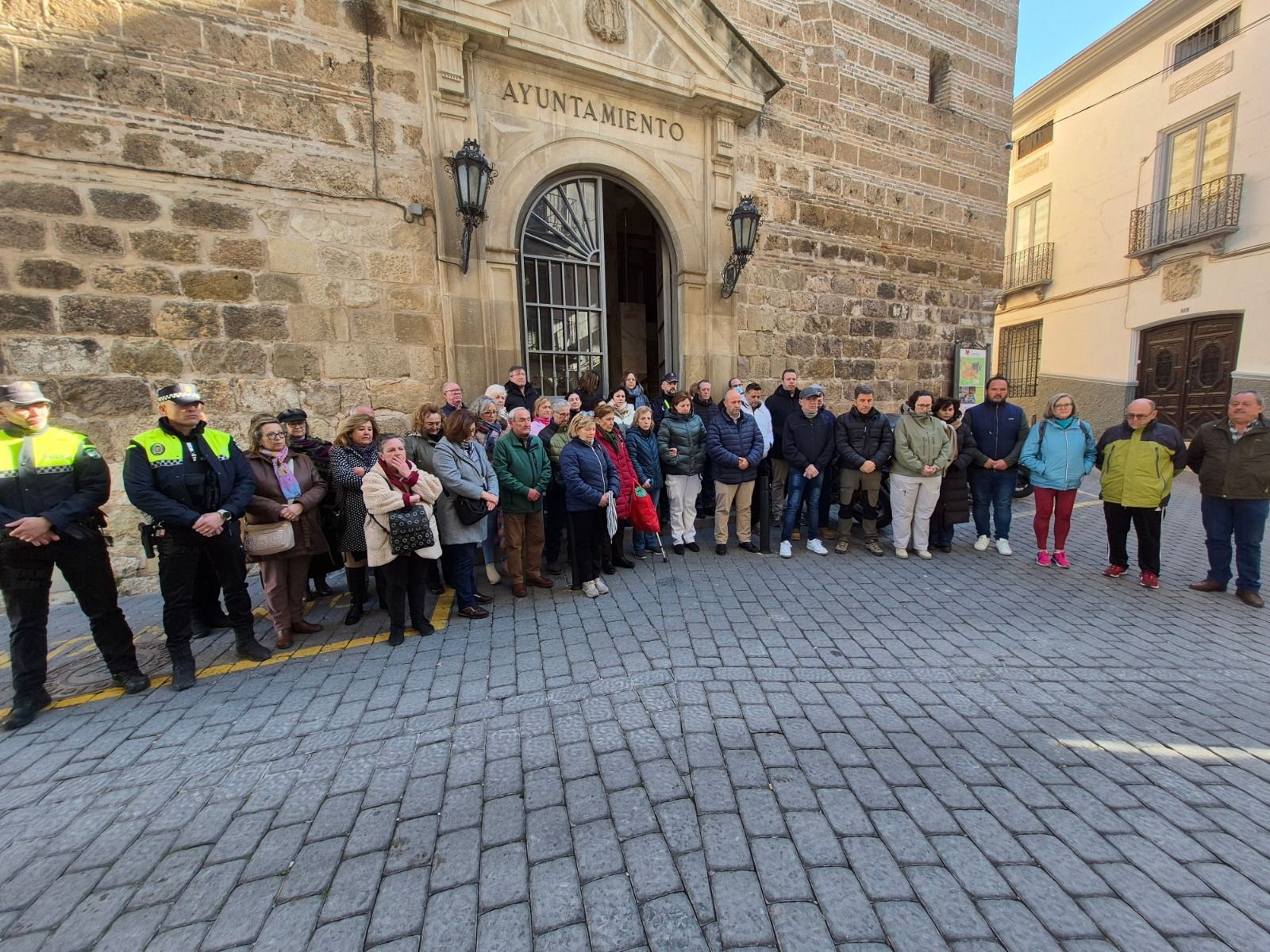 Minuto de silencio en Cazorla