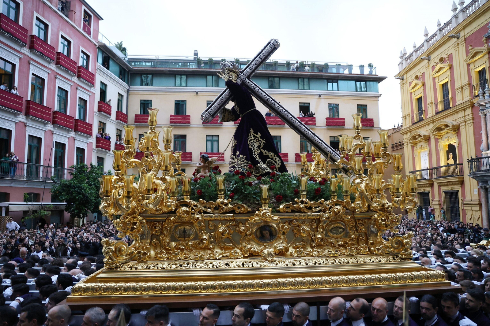 El Rico en el Miécoles Santo en Málaga, en imágenes