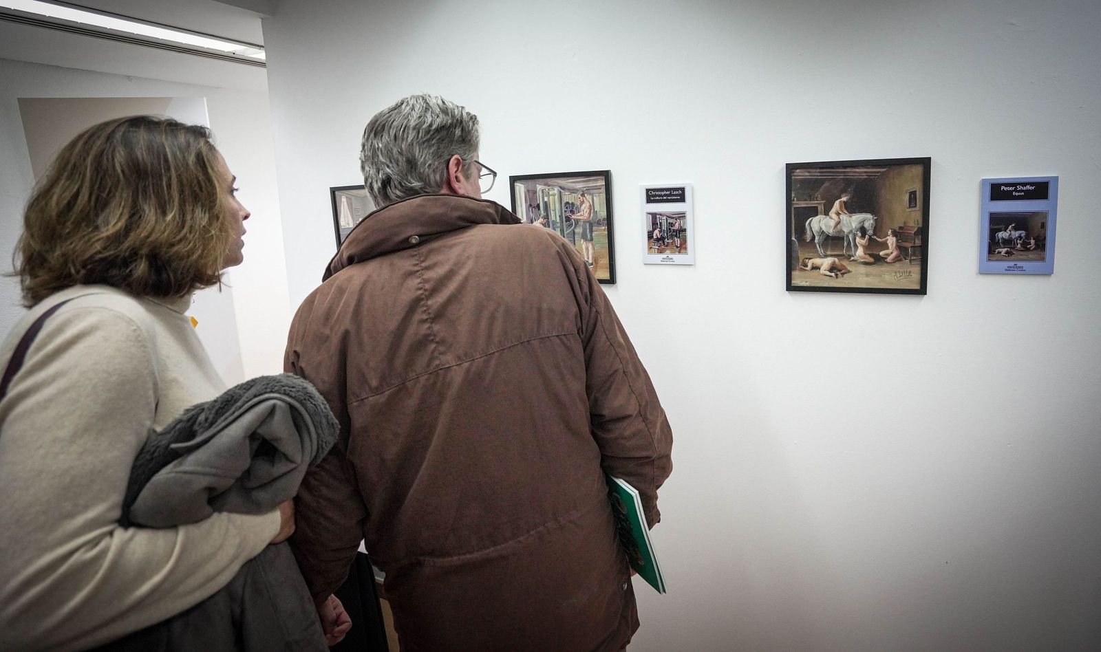 Imágenes de la inauguración de la exposición de Manuel del Valle en la sala ArteaDiario