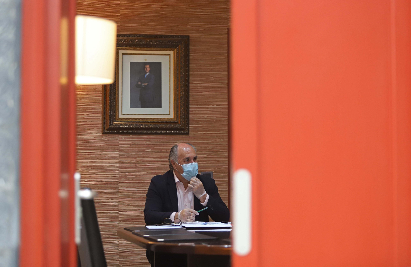 José Ignacio, en el Ayuntamiento de Algeciras.