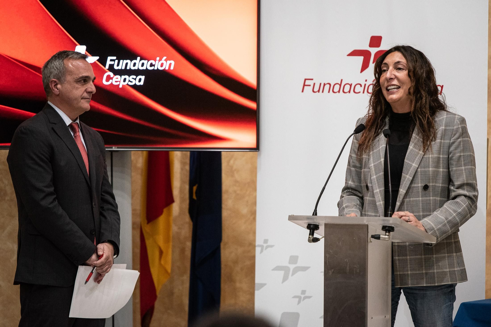 Imágenes de  la entrega de Premios al Valor Social 2022 de la Fundación Cepsa