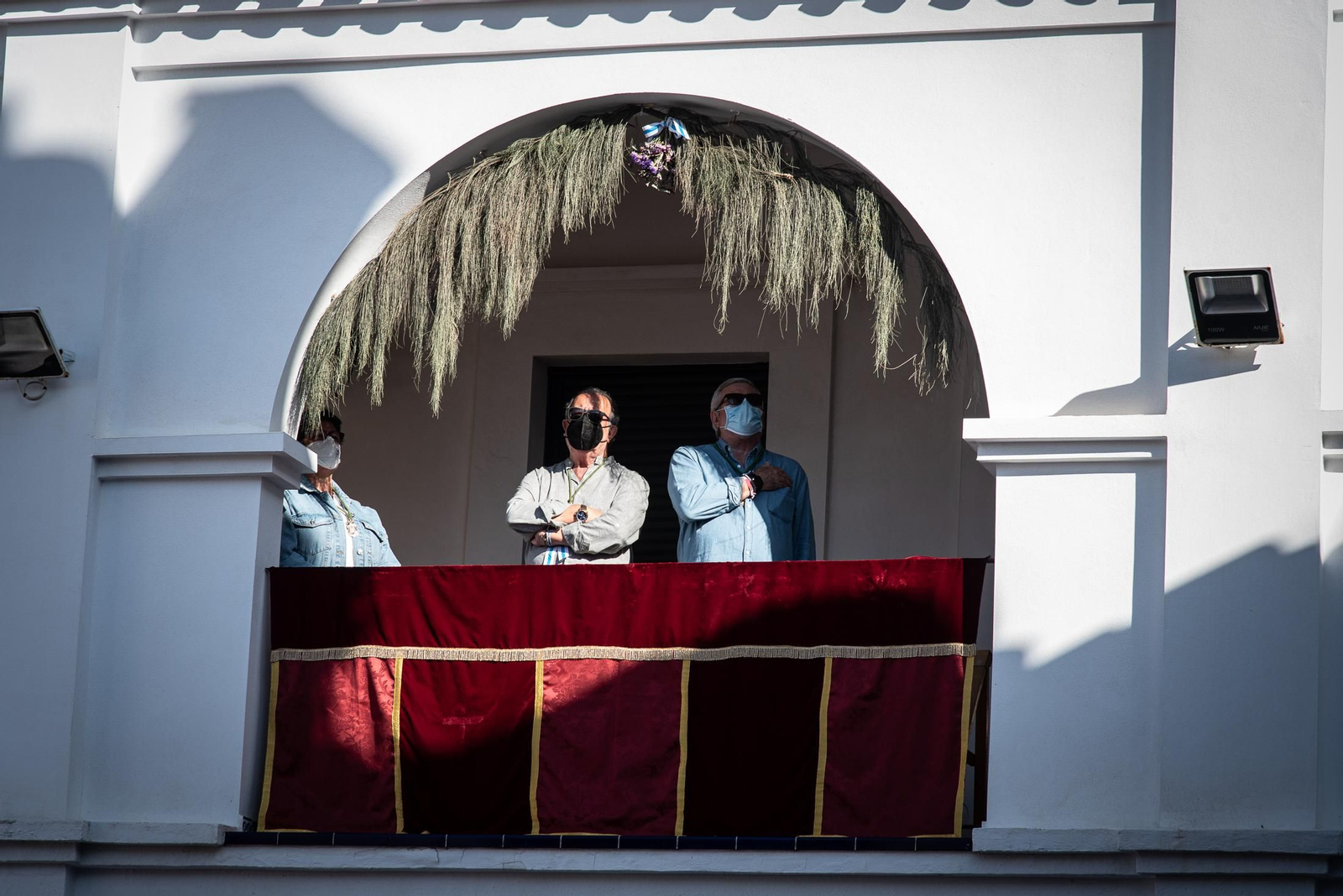 Imágenes de la misa de romeros de la Hermandad de Huelva