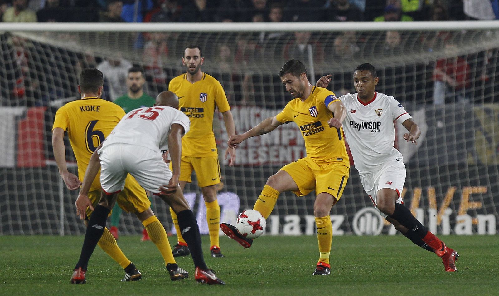 El Sevilla FC-Atlético de Madrid de Copa, en imágenes