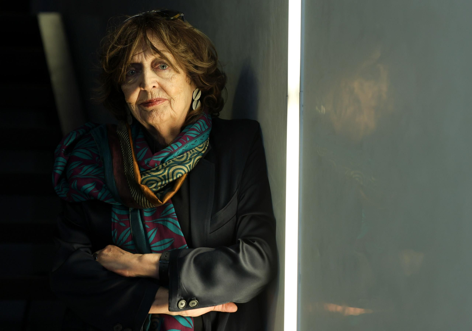 Cristina Fernández Cubas (Arenys de Mar, Barcelona, 1945), antes de la entrevista.