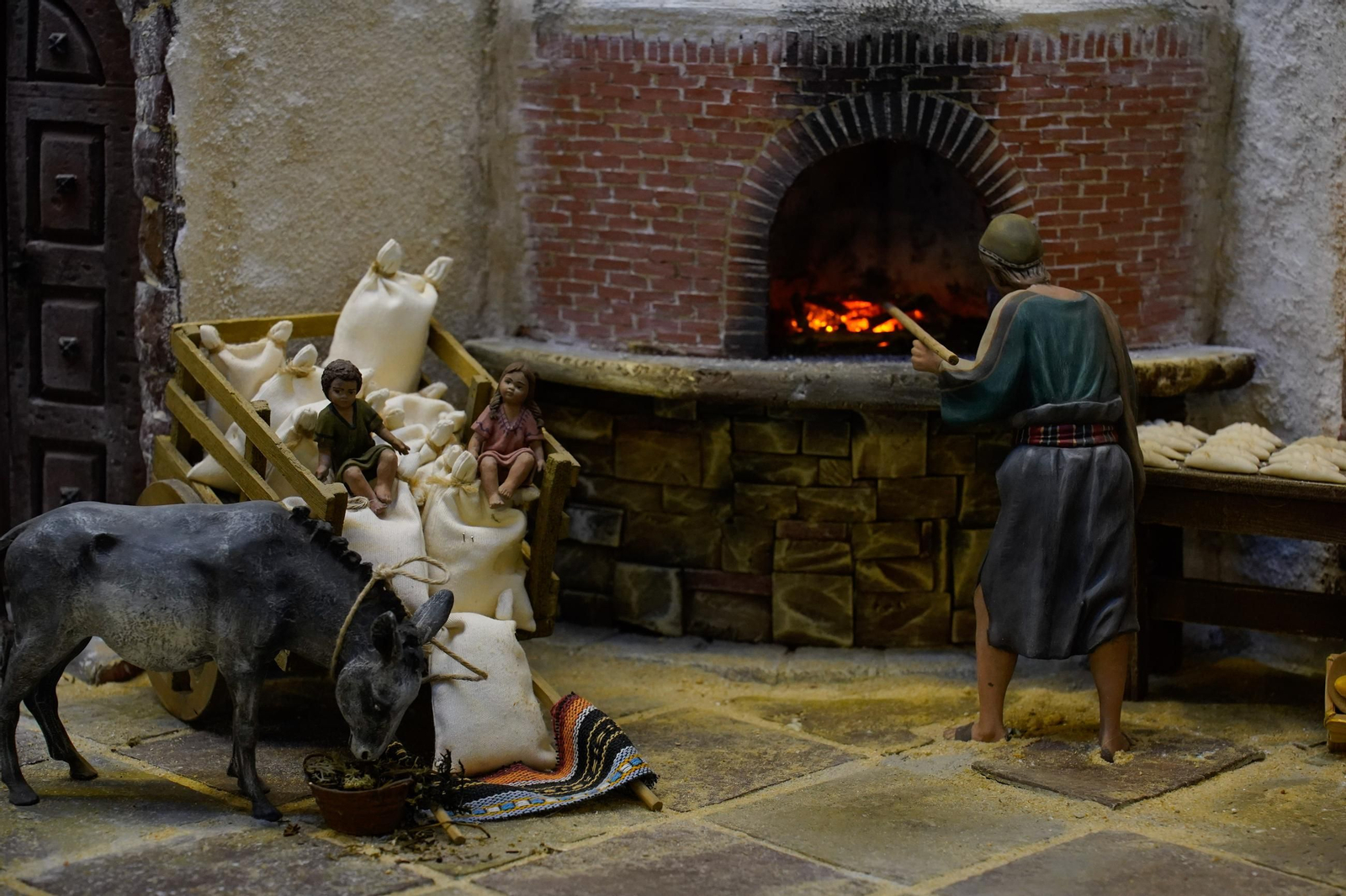 Fotos del Belén de la Asociación de Belenistas de Algeciras `Oro, Incienso y Mirra´, en la Sala del Mercado Hotel Garrido