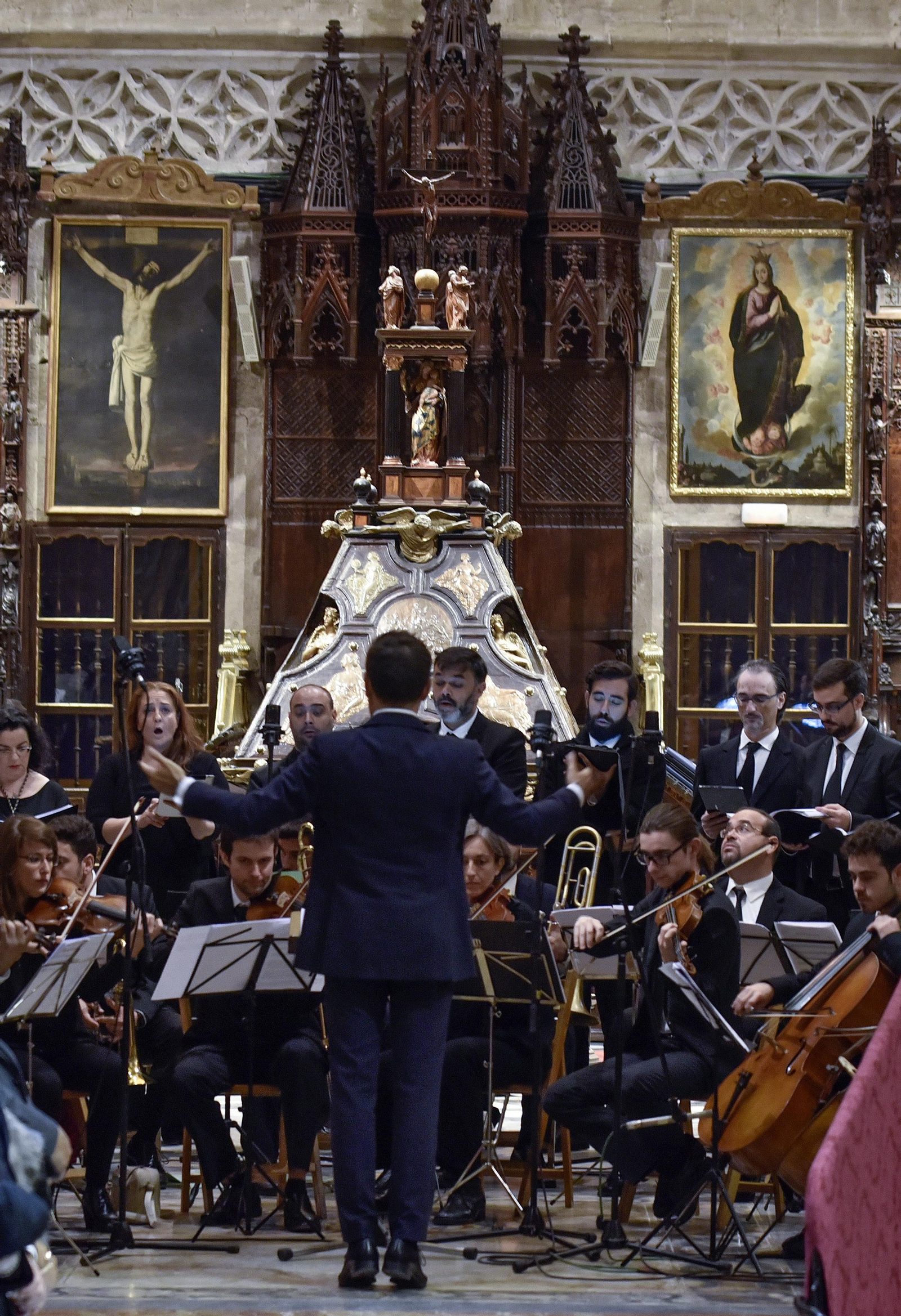 Las imágenes de la misa de acción de gracias