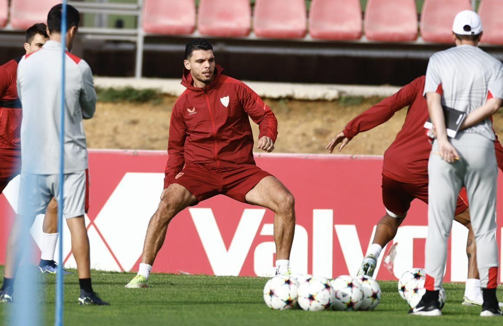 Rekik, en un entrenamiento de la pasada temporada.