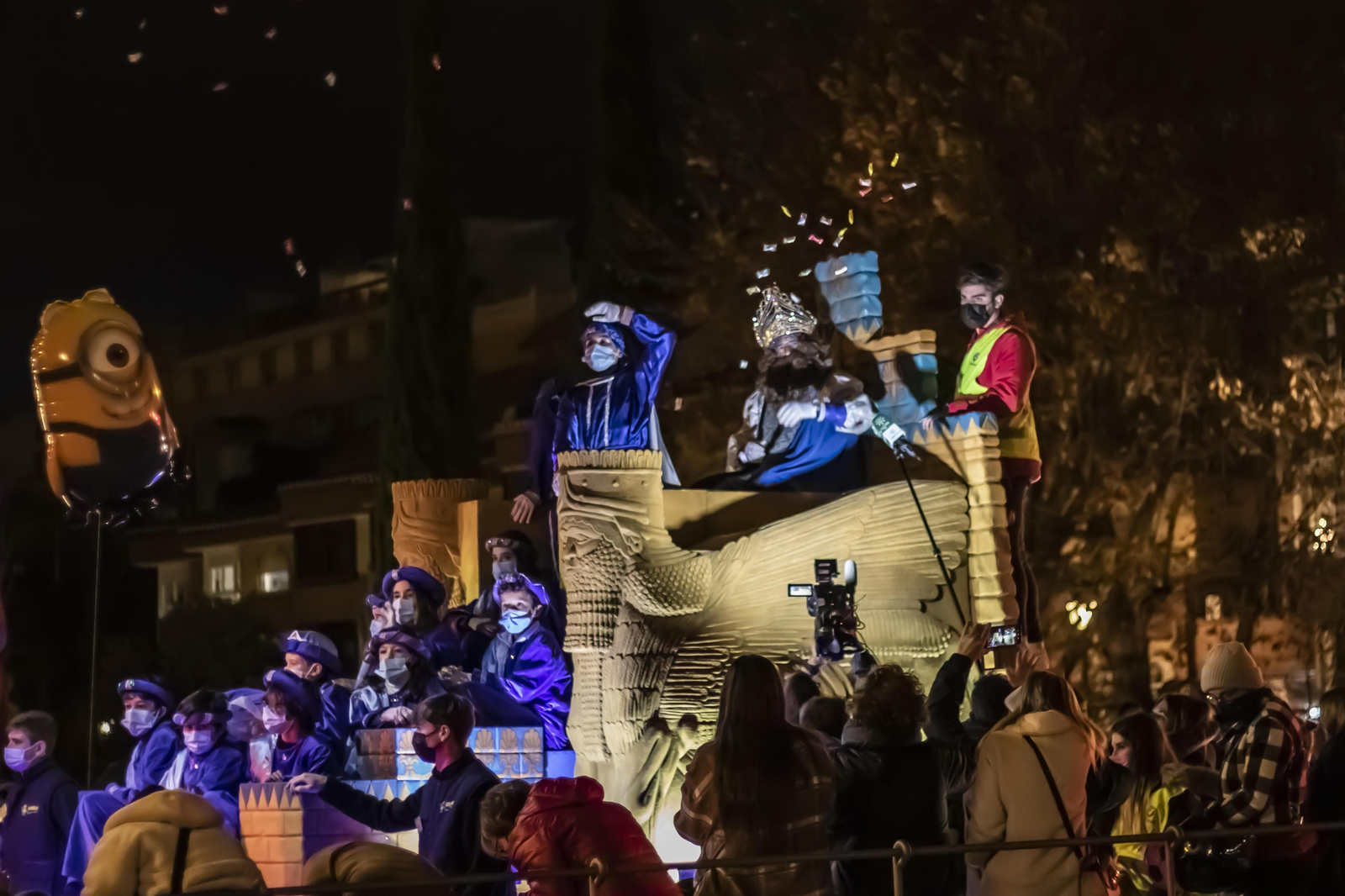 Fotos de la cabalgata de Reyes Magos de Granada 2022