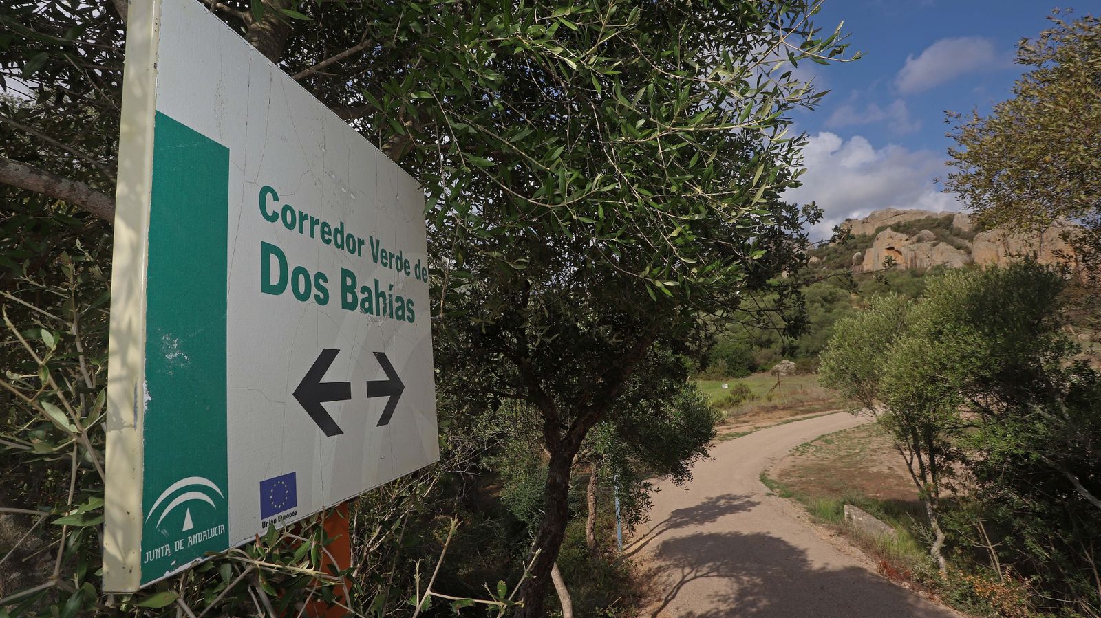 Fotos del futuro Corredor Verde Dos Bahías en Los Barrios