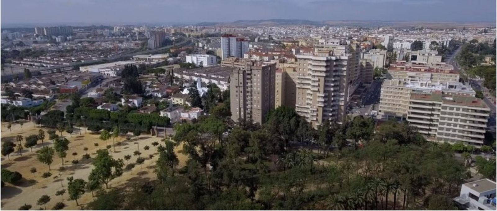 Imagen aérea de Jerez.
