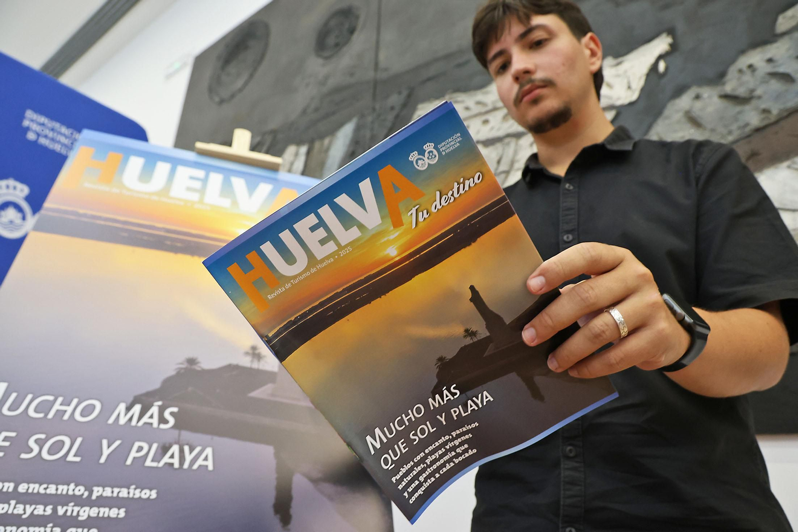 Imágenes de la presentación de la revista de Turismo "Huelva Tu Destino"