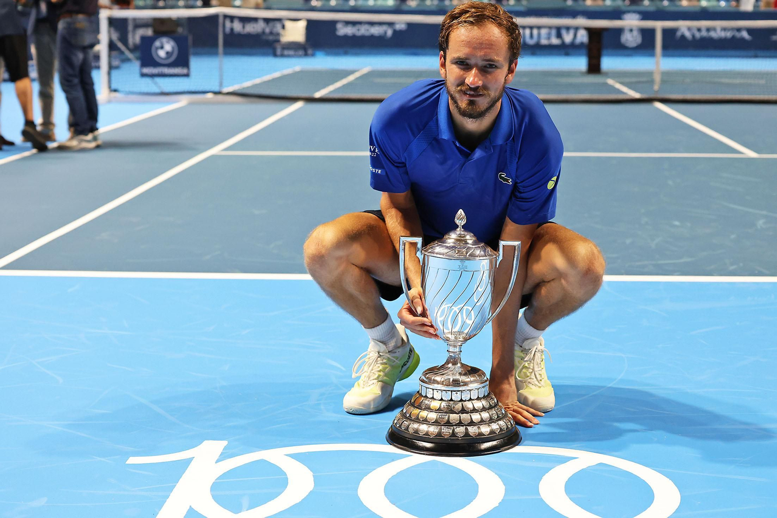 Imágenes de la final masculina de la Copa del Rey de tenis entre Daniil Medvedev y Alejandro Davidovich