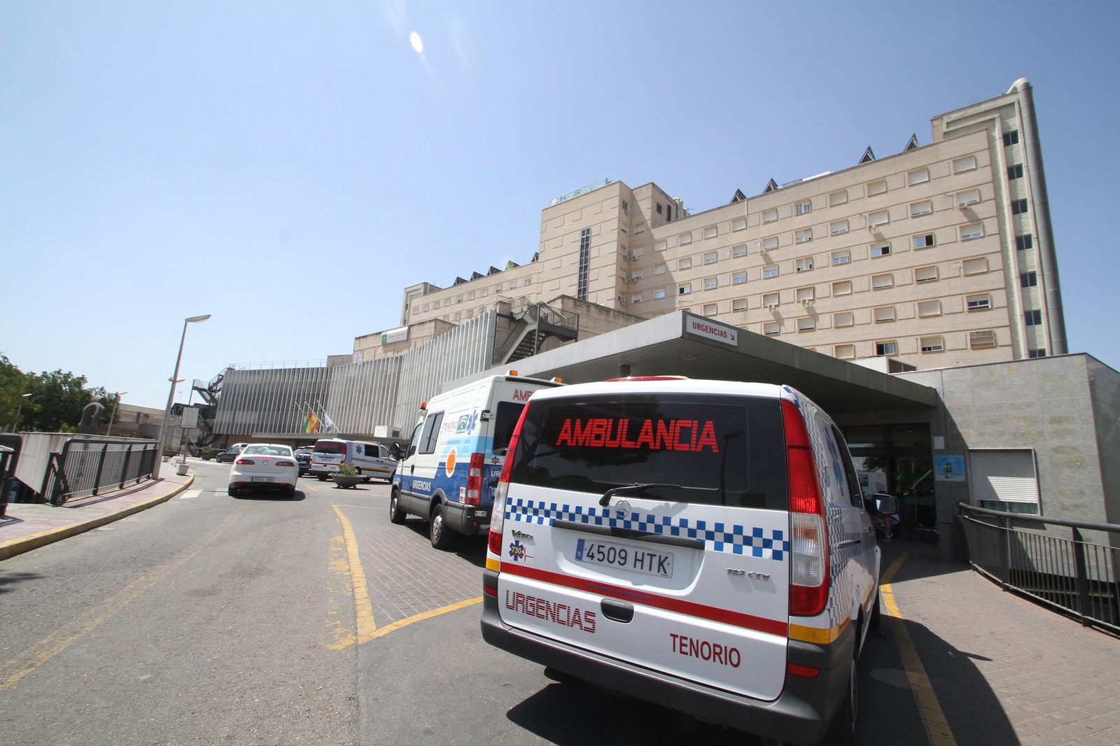 El Hospital de Valme, donde se produjo el accidente el 20 de agosto de 2017 que provocó la muerte de Rocío Cortés.