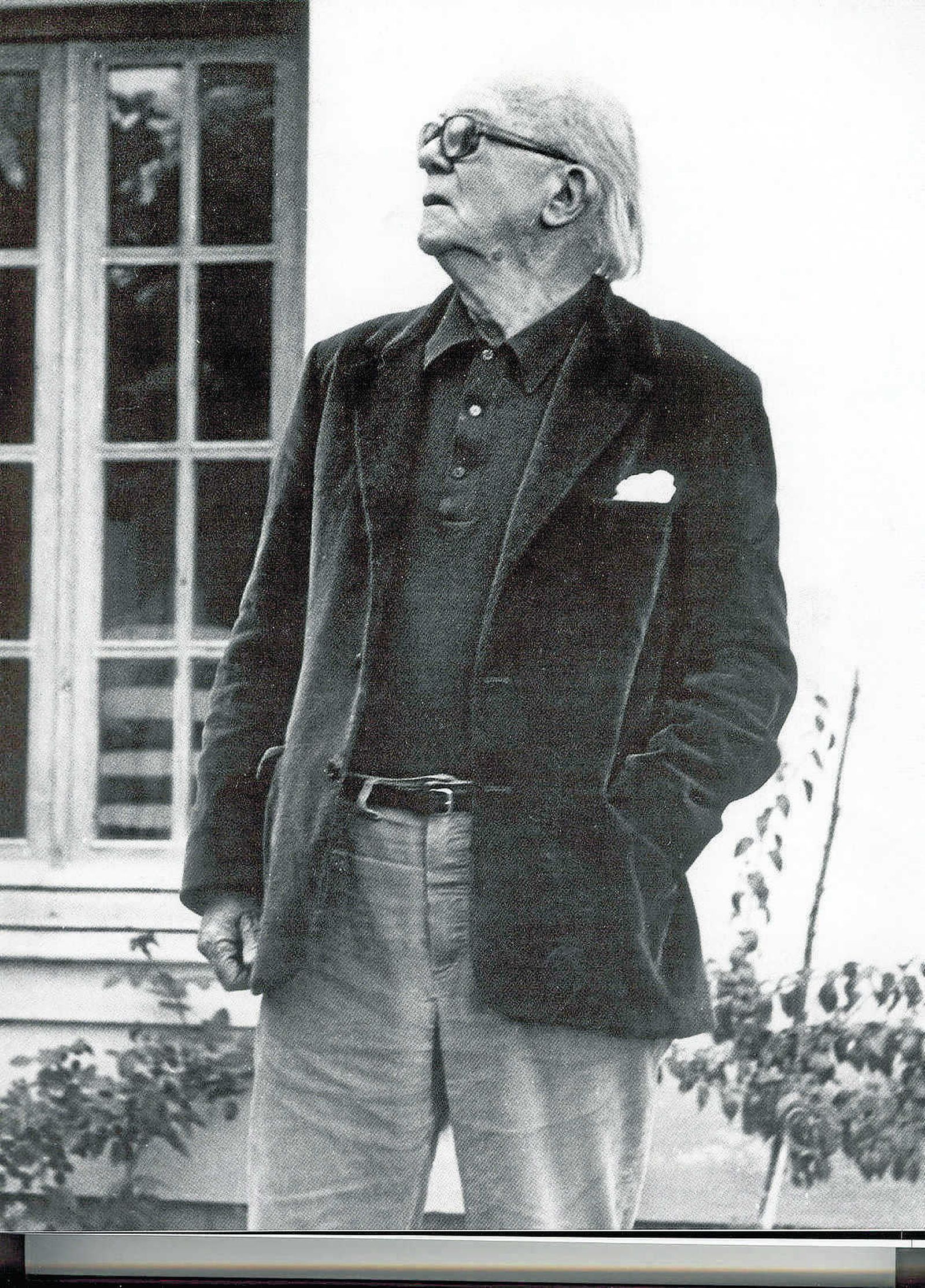 Gerald Brenan, en una imagen de madurez, en su casa de Alhaurín El Grande.