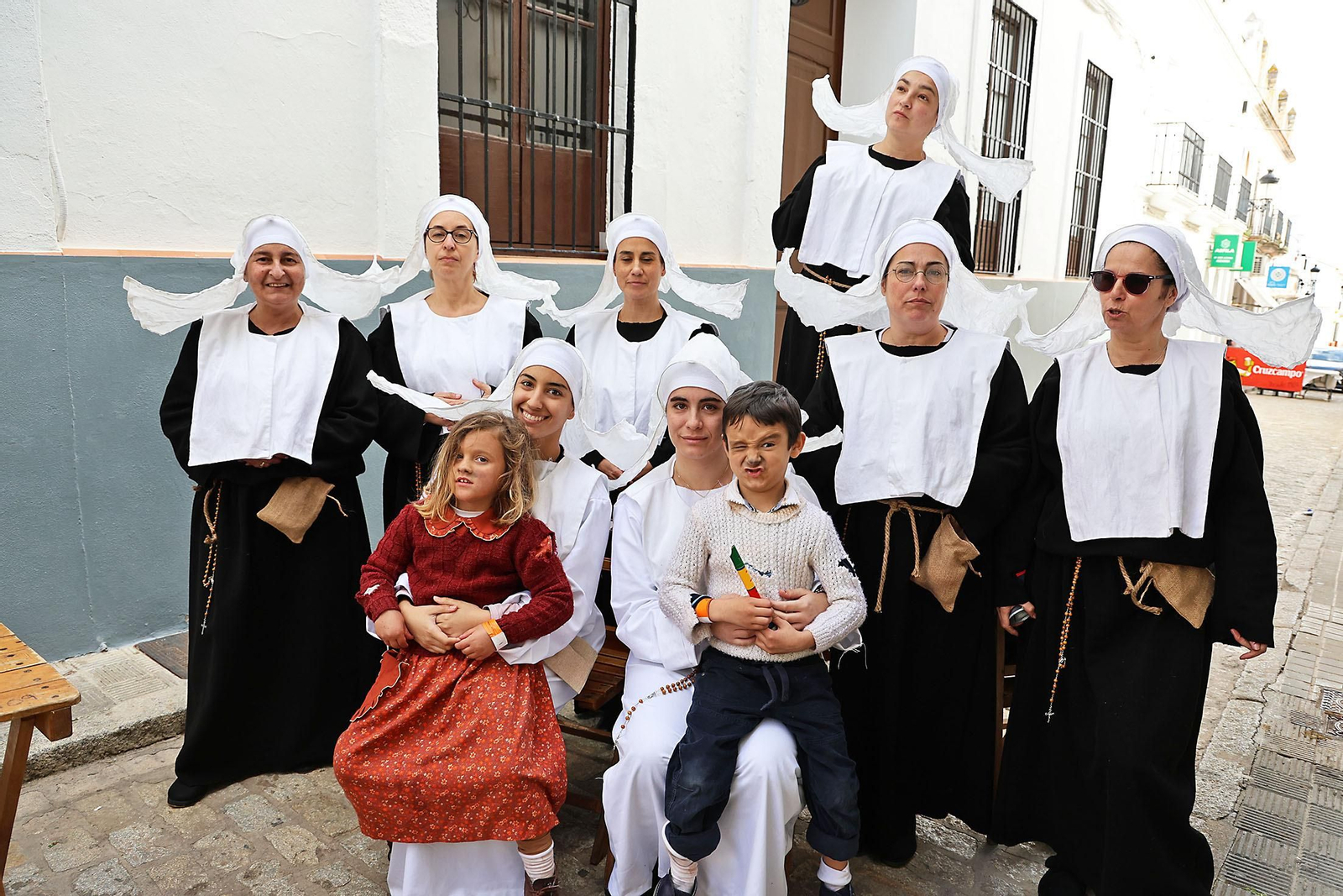 Imágenes del ambiente en la Feria de Época 1900 de Moguer